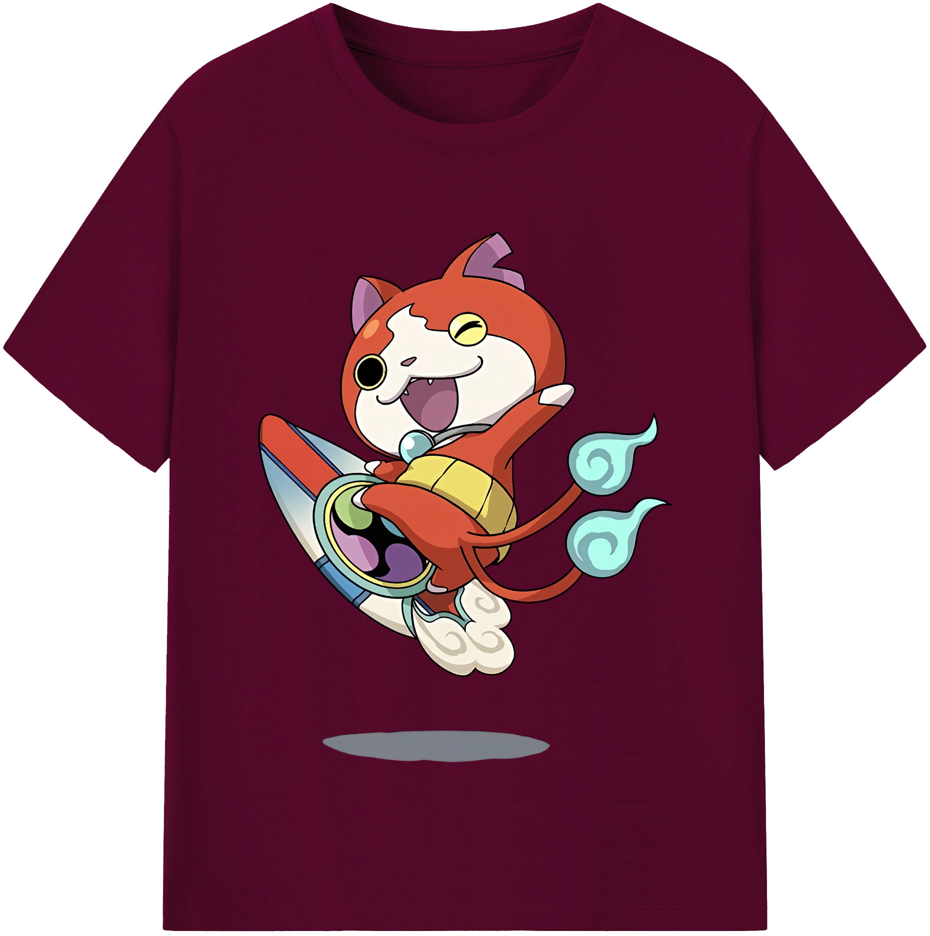 （画像用） 妖怪ウォッチ Yo-kai Watch レディースカジュアルプリントTシャツ（綿100％）